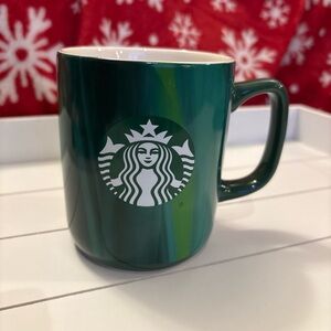Starbucks Deep Green Mug with Iconic Logo